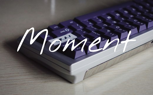 JJW Moment 60% LE - GMK Alpine 阿尔卑斯山 - HG黑 打字音