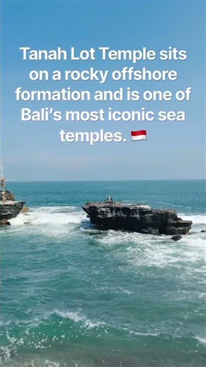 Tanah Lot Temple, Bali 🇮🇩🌊 | One of Bali’s Iconic Sea Temples