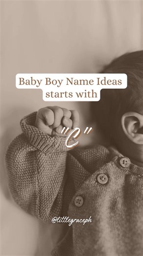 Meaningful Baby Boy Names Starting with C