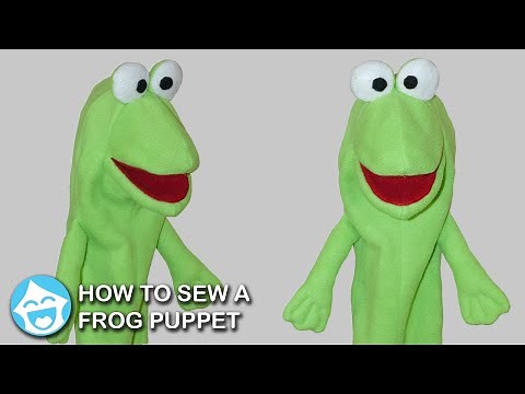 How to Sew a Frog Puppet