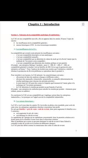 COMPTABILITÉ ANALYTIQUE : Chapitre 1 | L’essentiel de la compta