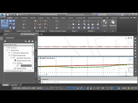 Civil 3D 2018 New Feature: Offset Profiles & Connected Alignments - Pt. 1