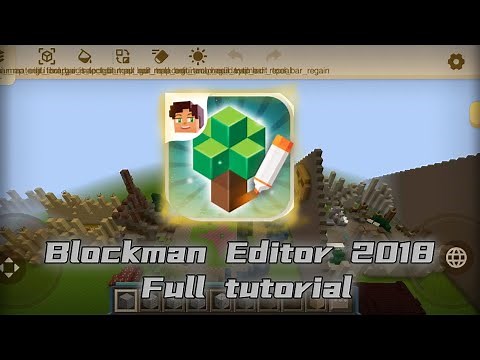 Blockman Editor 2018 full tutorial 🥳🥳|| Blockman Go||