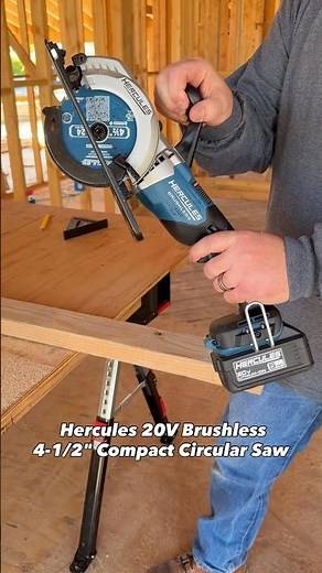 Hercules 20V Brushless Cordless, 4-1/2” Compact Circular Saw | Harbor Freight