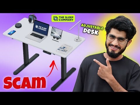 Sleep Company Desk Scam‼️|| The Sleep Company Electric Height Adjustable desk Detailed Review