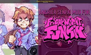 Angrier Senpai Mod (Optional Dialogue Available) Mod for Friday Night Funkin' | FNF Mods