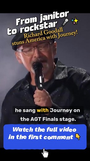 A school janitor stepped onto the AGT stage… and walked out a legend. When he started singing with JOURNEY, the entire arena lost it. You have to feel this moment. Full video in the first comment 👇 | Crafty Critters