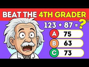 Grade 4 Math Quiz | Addition & Subtraction | Easy to IMPOSSIBLE Levels! 🤯