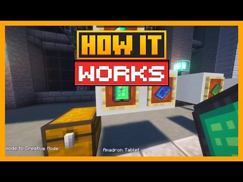 HOW AMADRON WORKS IN MINECRAFT WITH THE PNEUMATICRAFT MOD