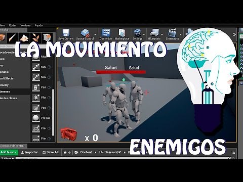 Unreal Engine 4: Tutorial movimiento IA Enemigos (español)