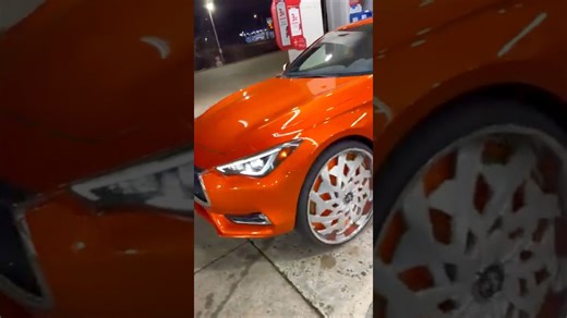 Infiniti Q60 on 26’s DUB floaters