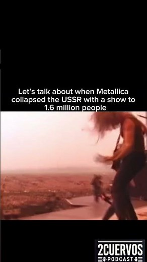 Metallica in Rusia performing for 1.6 million people
