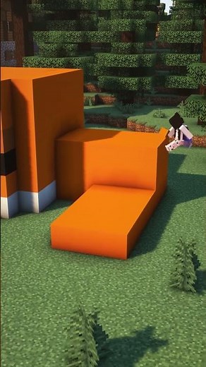 Minecraft Fox House 🦊 #shorts