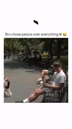 Sarcasm | This video depicts a brief, awkward interaction between two strangers in a public park on a sunny day. It begins with a blonde woman... | Instagram