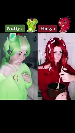 Nutty VS Flaky #htf #happytreefriends