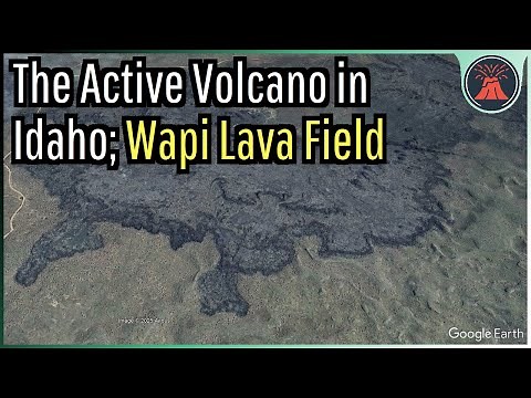 The Active Volcano in Idaho; Wapi Lava Field