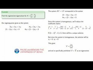 Systems of Differential Equations: An Eigensolution