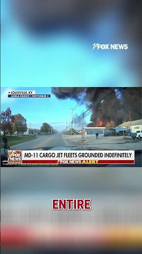 UPS grounds fleet of plane involved in deadly Louisville crash #shorts #foxnews #news #fox