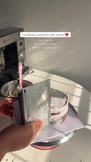 Indulge in Our Red Velvet Cake with Coconut Cream