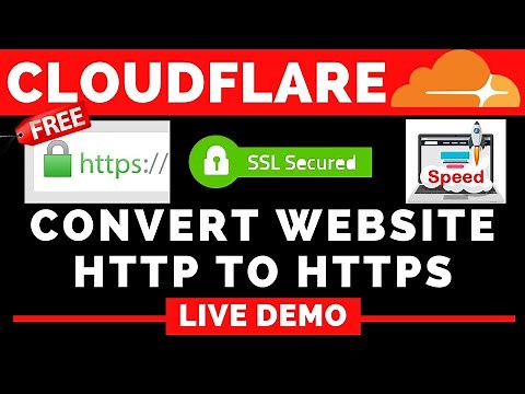 How To Convert Website HTTP to HTTPS for FREE | Get Free SSL Certificate | CloudFlare Full Setup