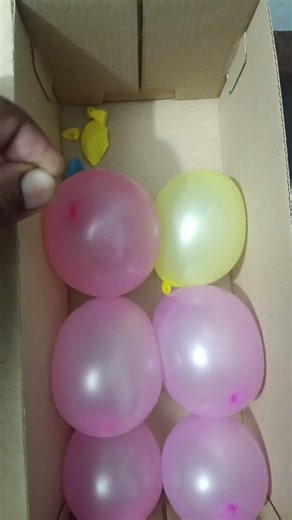ballon poping in box #ballon #viral #ytshorts