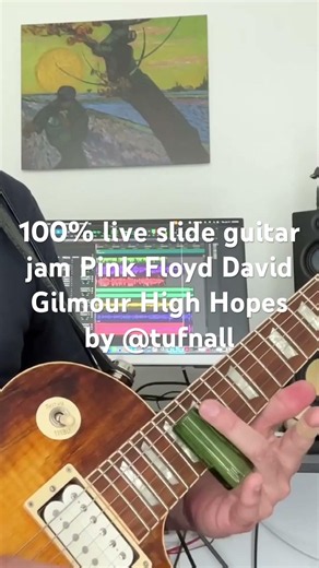 Pink Floyd "High Hopes" 100% live slide guitar jam by pro guitarist -David Gilmour ‪@pinkfloyd‬