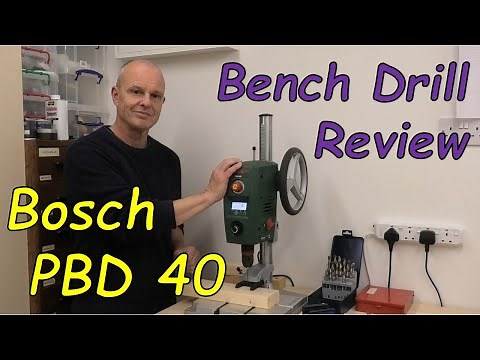Bosch PBD 40 Bench Drill - Review - PBD40