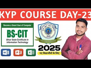 KYP COURSE SESSION 23 | BS- CIT DO IT YOUR SELF AND SIMULATION QUESTION |
