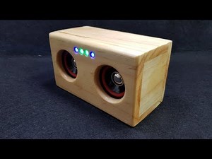 Chế Loa Bluetooth Mini Với Gỗ Pallet