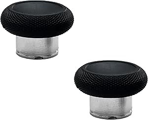 2 Pcs Short Metal Thumbsticks Replacement for Xbox Elite Series 2 Core Controllers, Thumbsticks for Xbox Elite Series 2 Controllers (Black)