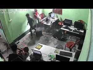 Electric Short Circuit at the Computer Office Real Incident Video