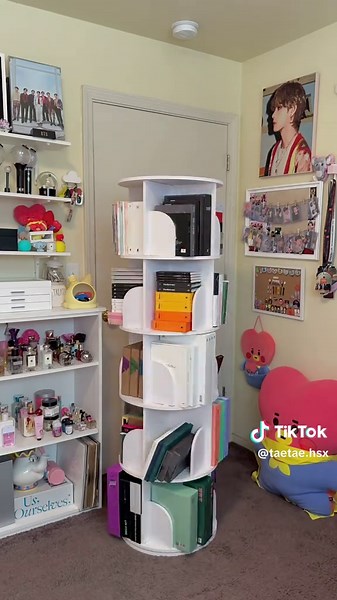 Shein Album Shelf for BTS Albums | Kpop Shelf Decor Ideas