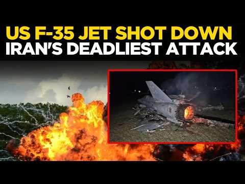 Breaking LIVE: US F-35 Jet Shot Down By Iran | Trump WARNS of Massive Strike on Power Plants