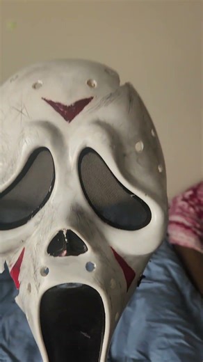 custom ghostface/Jason mask