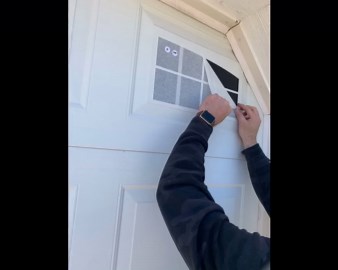 Carriage House Style Faux Window Garage Door Vinyl Decals - Etsy