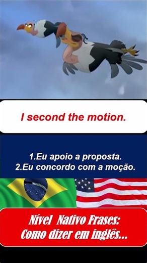 I second the motion #english #speakingenglish #englishathome