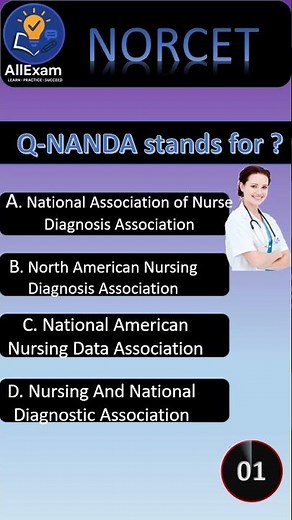 NANDA Full Form & Meaning | Nursing Officer Exam | NORCET BHU PGI RRB CHO