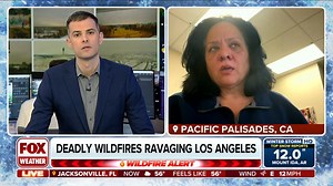 Liz Lin, president of the Los Angeles Fire Department Foundation, spoke to FOX Weather about the foundation is supporting the firefighters trying to stop the wildfires scorching through Southern California. | FOX Weather