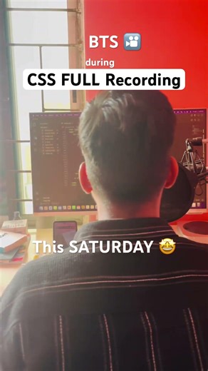 Working on CSS Course #coding #shorts #learncoding #css