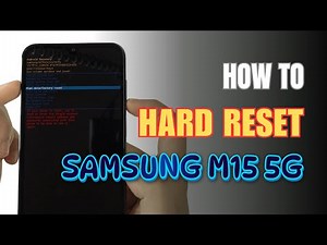 How to Hard Reset Samsung Galaxy M15 5G | Removing Password Unlock