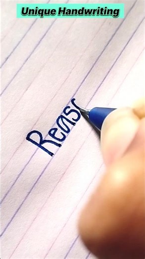 How To Write 'Reason' in 4-liner book ✨| #handwriting