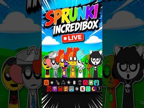 SPRUNKI Live 🌈 Crazy🌈Colorful Characters & Funny Gameplay 🎮😘 😱 Sprunki Roblox LIVE 🔥 cartoon