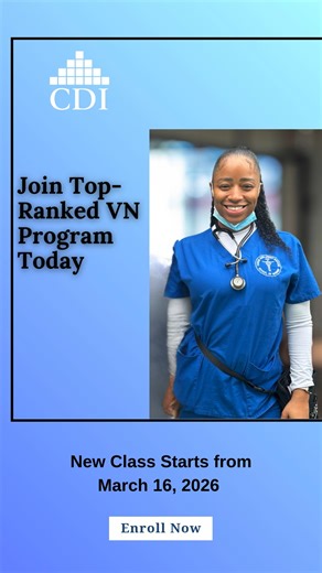 CDI School of Nursing | Enroll in a highly respected VN program with expert instructors, hands-on training, and personalized support that prepares students for... | Instagram