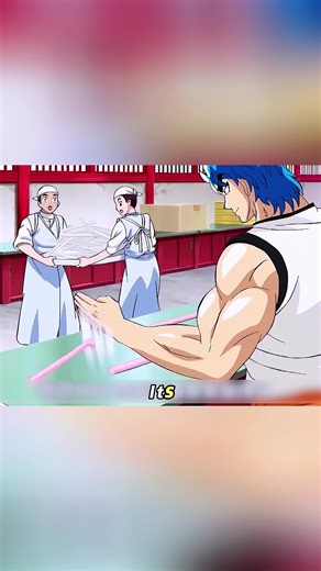 This is the largest giant cane in the world.#fyp #toriko #funny #anime #cartoon