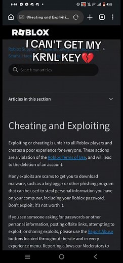 ROBLOX: Cómo Conseguir Tu KRNL Key