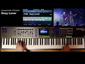 Kurzweil Forte & PC4 sound demo - Phil Collins - Easy Lover