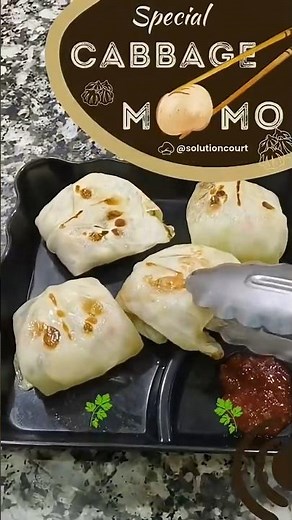 Let's Make cabbage momo/healthy momo #momosrecipe #healthyfood