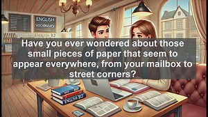 1500 Must Know CEFR B2 Vocabulary - What Is a Leaflet? Exploring This Everyday Communication Tool