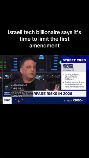 Israeli Tech Billionaire Advocates for First Amendment Limits