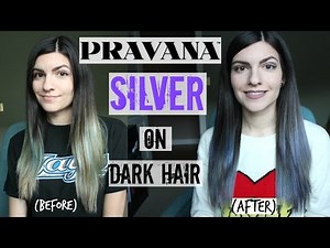 How To: Pravana Silver on Dark Hair | Silver/Grey Hair